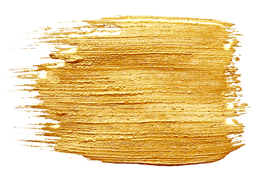 Gold Paint Splotch